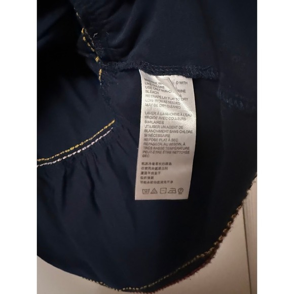 Maeve Anthropologie Chamonix Embroidered Swing Top Small - Picture 6 of 6